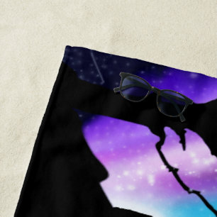 Midnight Howl Beach Towel