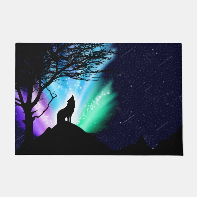 Midnight Howl Doormat (Front)