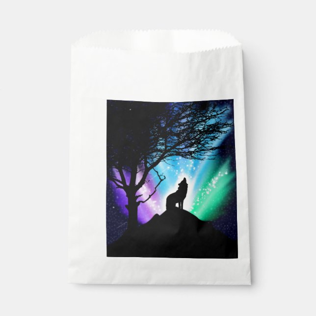 Midnight Howl Favor Bag (Front)