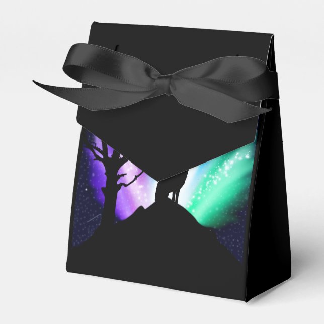 Midnight Howl Favor Boxes (Front Side)