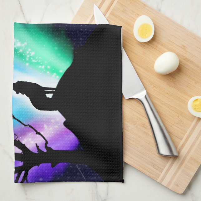 Midnight Howl Kitchen Towel (Quarter Fold)
