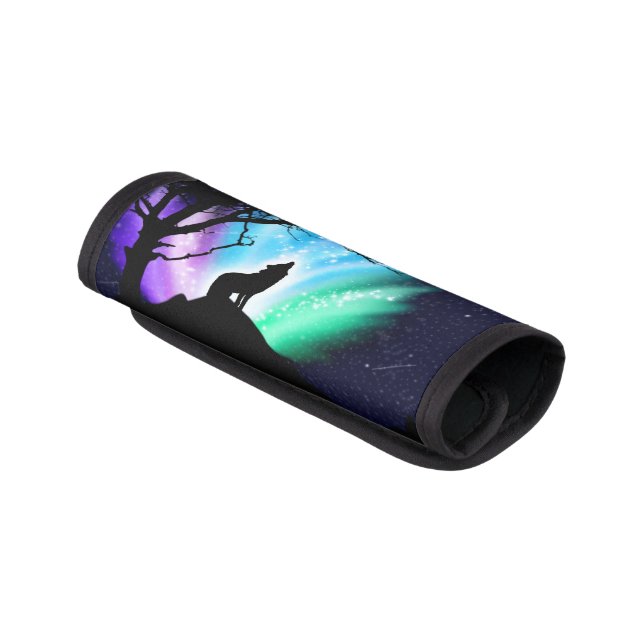 Midnight Howl Luggage Handle Wrap (Angled)