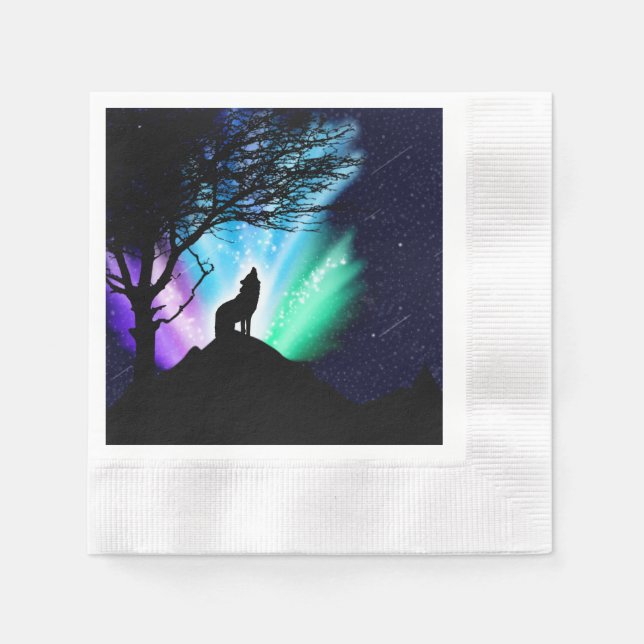 Midnight Howl Napkins (Front)