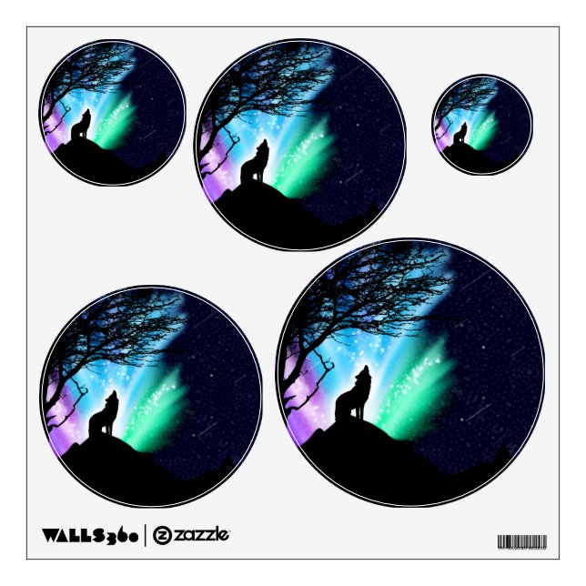 Midnight Howl Wall Decal (Front)
