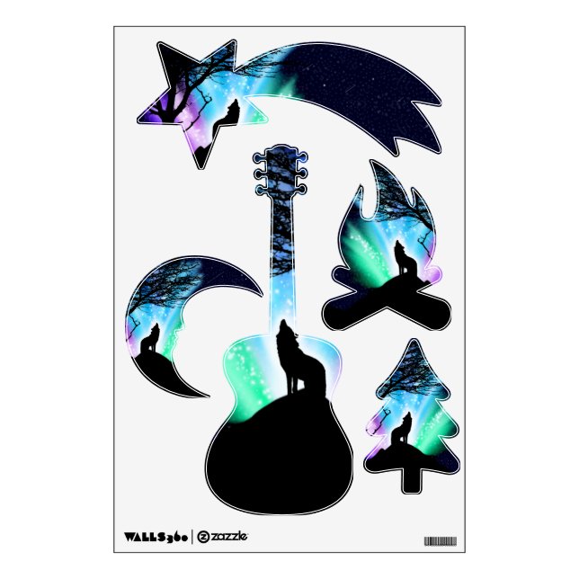 Midnight Howl Wall Decal (Front)