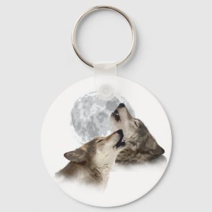 Midnight Howling Keychain