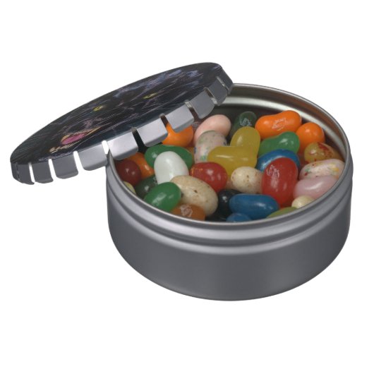 midnight hunter jelly belly candy tin (Opened)
