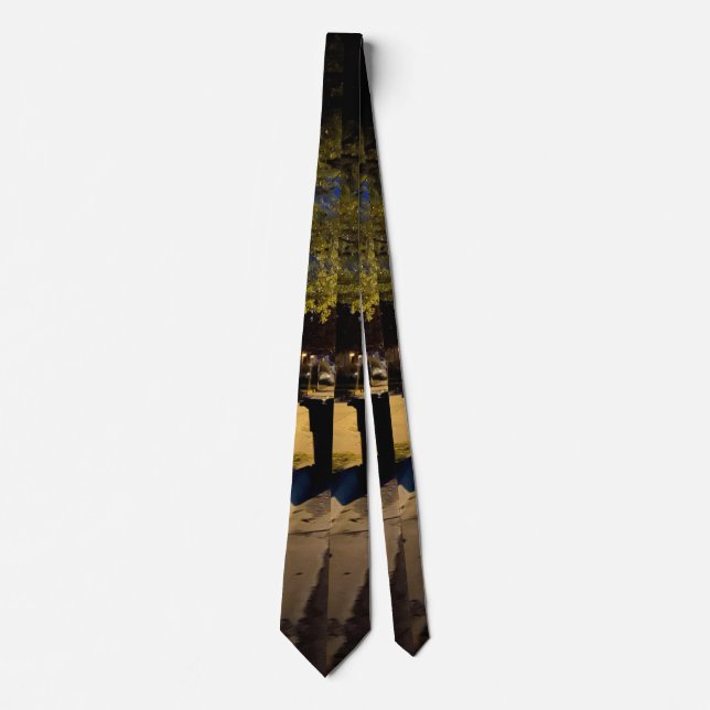 Midnight in The Suburbs Neck Tie (Front)