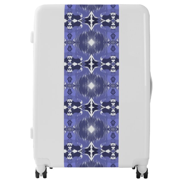 Midnight Indigo Kaleidoscope  Luggage (Front)