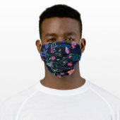 Midnight Jay Adult Cloth Face Mask (Worn)