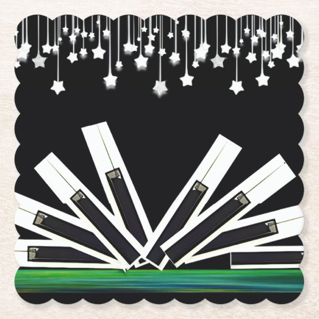 MIDNIGHT KEYS  PAPER COASTER (Front)
