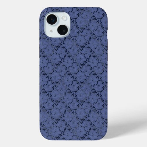 Midnight Lace Floral iPhone Case