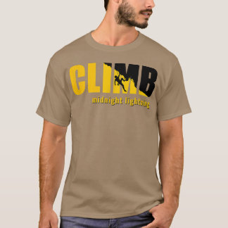 MIDNIGHT LIGHTNING Bouldering Rock Climbing  T-Shirt