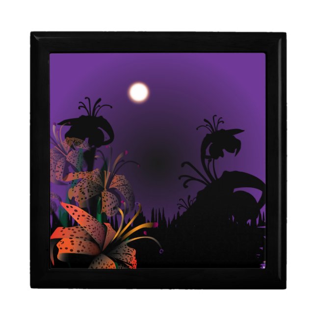 midnight lillies keepsake box (Front)