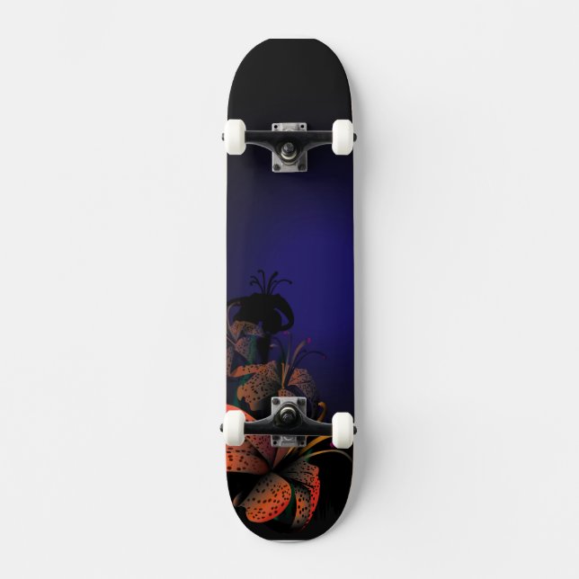 Midnight Lillies skateboard (Front)