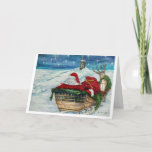“midnight Magic” A Submarine Santa Christmas Card at Zazzle