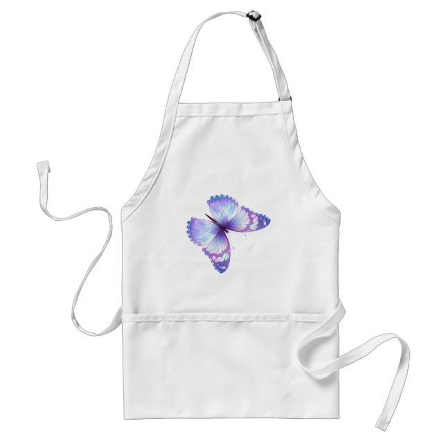 Midnight Magic Butterflies Adult Apron (Front)