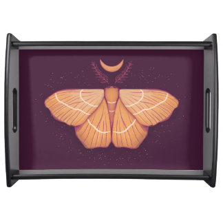 Midnight Magic: Witchy Night Moth Serving Tray