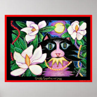 Midnight, Magnolias, and Jazzy Poster