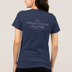 Midnight Mahjong Social Club Tri-Blend Shirt