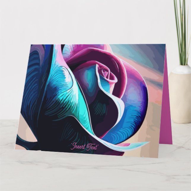 Midnight Majesty: The Dark Beauty of Black Roses Card (Front)