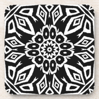 Midnight Mandala Beverage Coaster