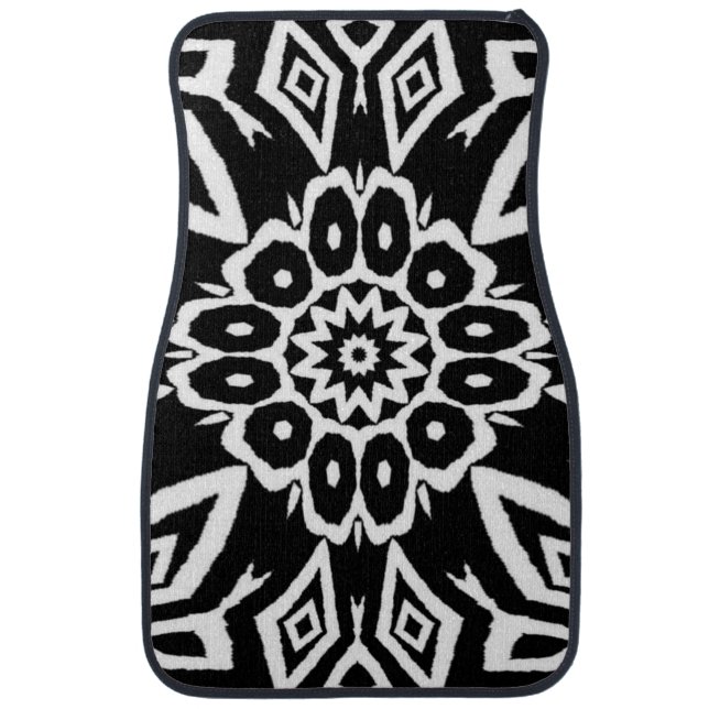 Midnight Mandala Car Floor Mat (Front)