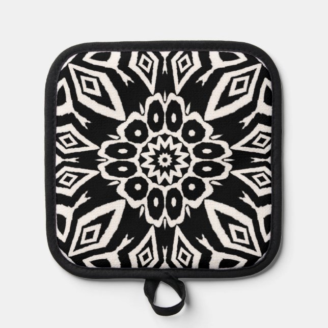 Midnight Mandala Pot Holder (Front)