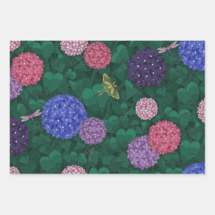 Midnight Mantis & Moon Moth Wrapping Paper