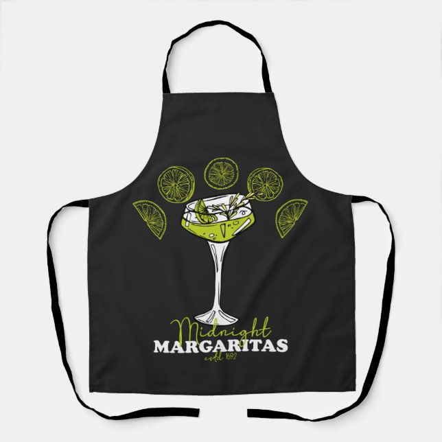 Midnight margaritas 1692, witches, Salem Witches Apron (Front)