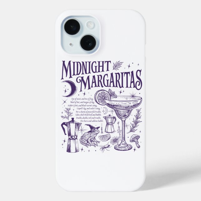 Midnight Margaritas Halloween Shirt Case-Mate iPhone Case (Back)