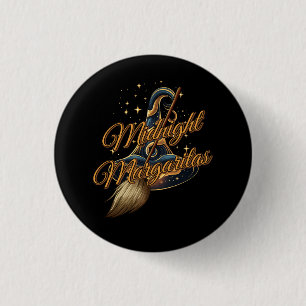 Midnight Margaritas Society Practical Magic Witch  Button