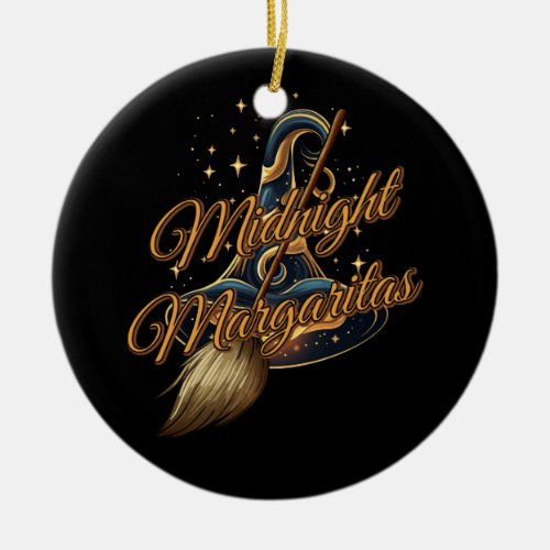 Midnight Margaritas Society Practical Magic Witch  Ceramic Ornament