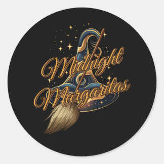 Midnight Margaritas Society Practical Magic Witch Classic Round Sticker