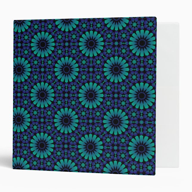 Midnight Marrakesh 3 Ring Binder (Front/Inside)