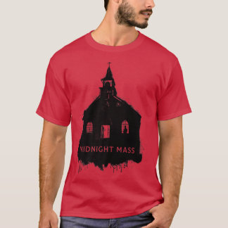 Midnight Mass Spray Paint Church Silhouette110 T-Shirt