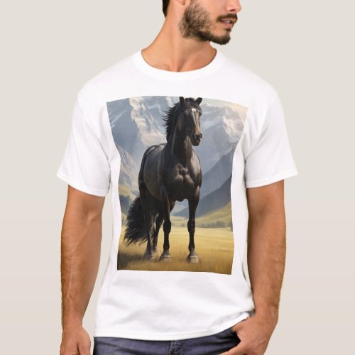 Midnight Meadow Majesty T_Shirt