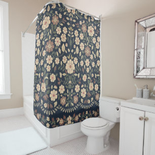 Midnight Meadows Shower Curtain