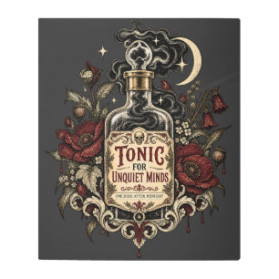 Midnight Mind Tonic Metal Print