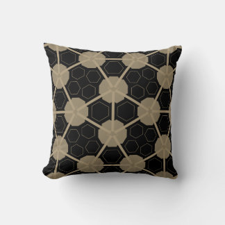 Midnight Mosaic Throw Pillow