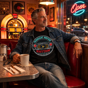 Midnight Motor Rhythm – Chrome Revival T-Shirt