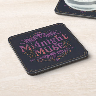 Midnight Muse Gothic Coaster Set | Velvet Chaos Co