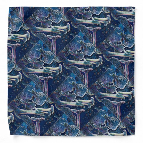 Midnight Mushrooms Bandana