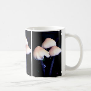 Midnight Mushrooms Nature Coffee Mug
