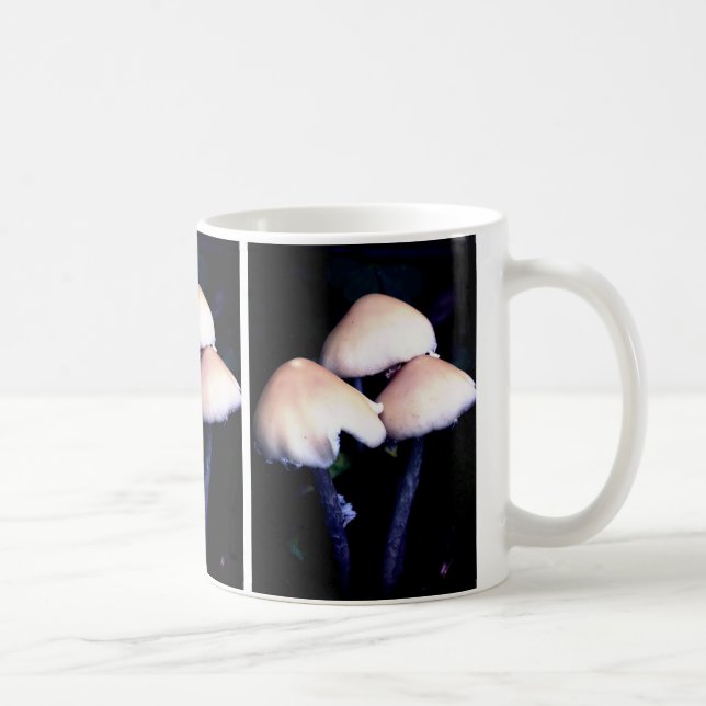 Midnight Mushrooms Nature  Coffee Mug (Right)