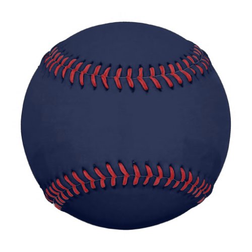 Midnight Navy Blue Solid Color Baseball