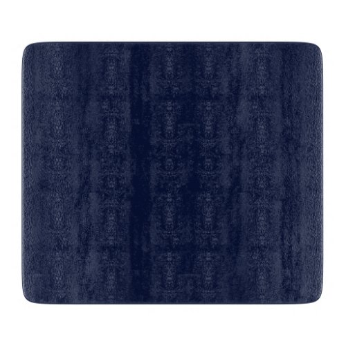 Midnight Navy Blue Solid Color Cutting Board