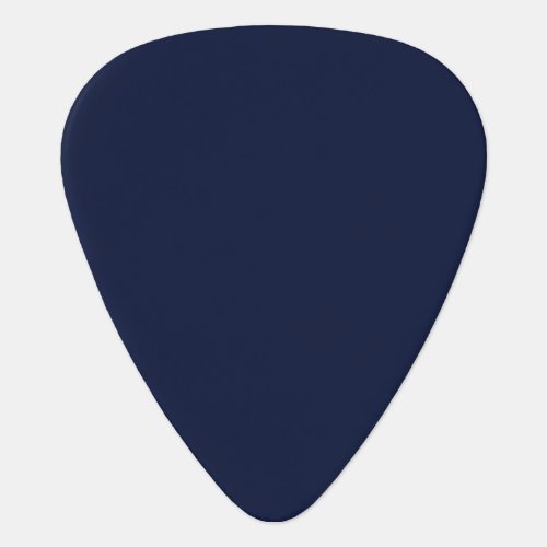 Midnight Navy Blue Solid Color Guitar Pick