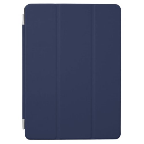 Midnight Navy Blue Solid Color iPad Air Cover