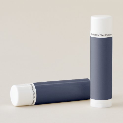 Midnight Navy Blue Solid Color Lip Balm